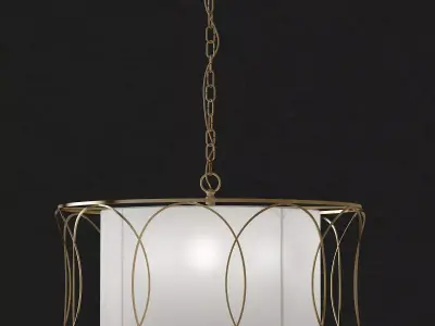Gold Pendant 3D model