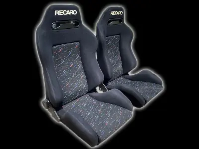 10th scale RC Drift Car Recaro SR3 Confetti seat 3D print model