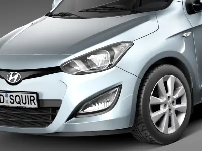 Hyundai I20 3-door 2013 3D model