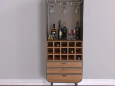 Vino Cabinet 3D model