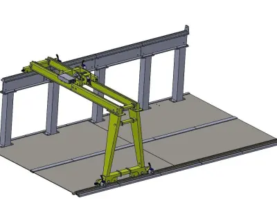 gantry crane  3D print model