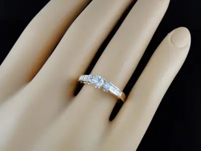 8 Latest Solitaire Woman Diamond Ring  3D print model