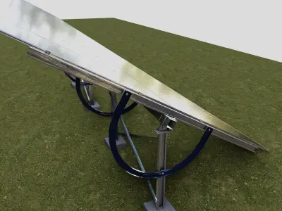 Manual Tracker Solar Energy Structure Type-4 3D model