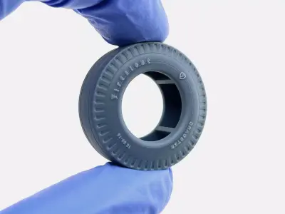 15x10 Firestone Dragster Cheater Slick 3D print model