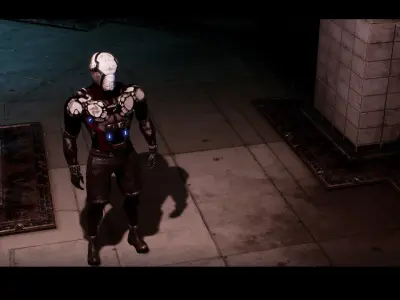 Grunt Soldier for Unreal Engine 4 Low-poly 3D model