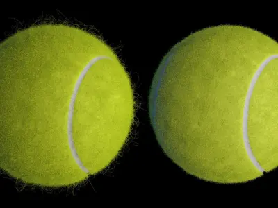 Realistic Tennis Ball 3D model