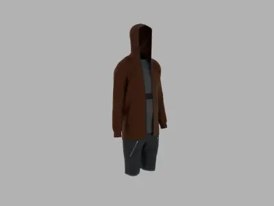 Sport Suit Low-poly 3D model 59