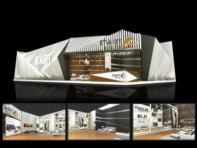 Exhibition - Area -27X14-3DMAX2010-024 3D model