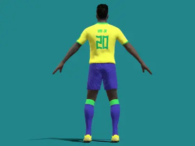 Vinicius Brazil Worldcup 2022 3D model