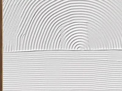 Plaster Two Photo Frame 449 Low-poly 3D model