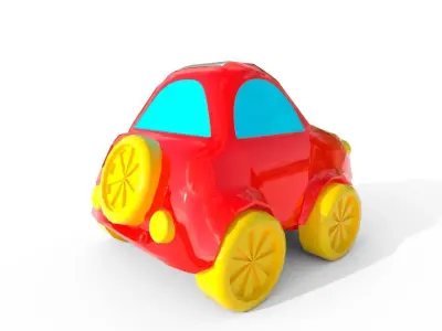 Childer Car Game Ready Low-poly 3D model