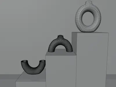 vase donut  3D model