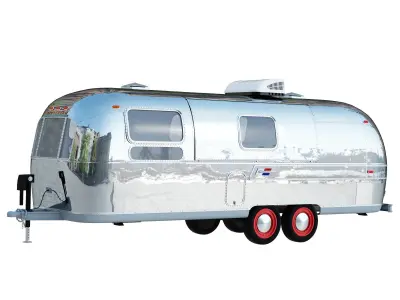 Airspresso coffee food trailer  3D model