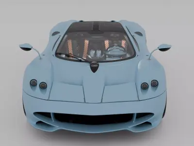 Pagani Codalunga 3D model