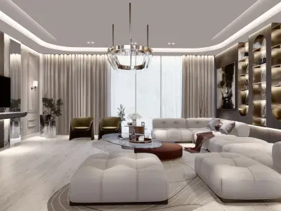sketchup living room  3D model