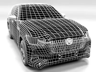 MAZDA CX-60 LOWPOLY Low-poly 3D model