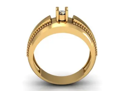 man ring 3D print model