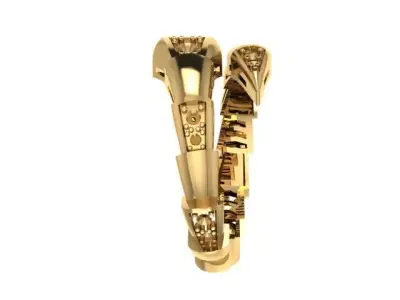 Serpenti Bvlgary ring bulgari serpiente snake 3D print model 3D print model