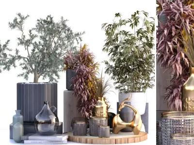 Decoration object set 227 3D model
