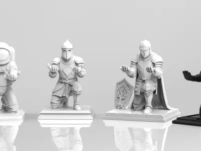 The Legendary Guardians  Pen Holder Collection 3D print model