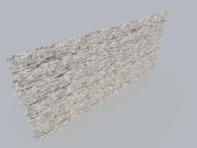 Natural Stacked Stone Cladded Wall Tiles 3D model Texture 3D model