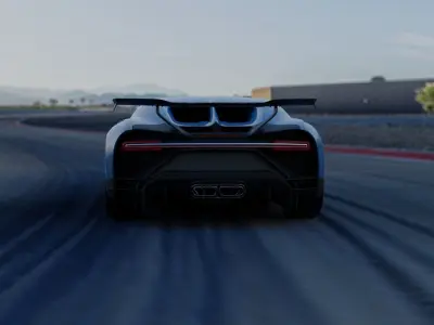 bugatti chiron Pur sport 3D model