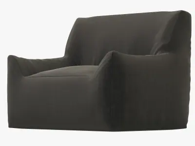 RH Teen Berlin Lounge Canvas Chair 3D model