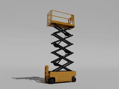 Scissor Lift 3d model Low-poly 3D model by fen-die88-fd