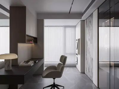 Modern living room  interior scenes  3D model