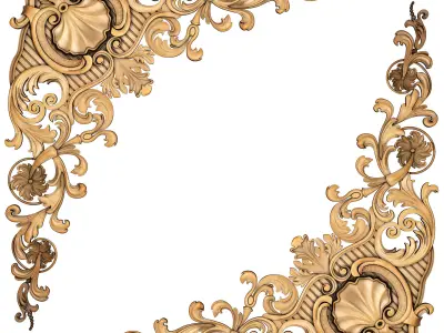 Decorative Ornamental 01 3D model