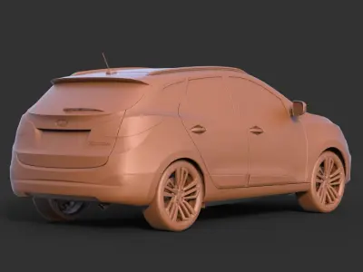 Hyundai Tucson 2015 3D print model