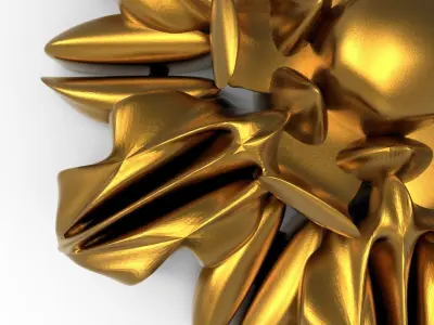 decorative rosette 3D model shop
