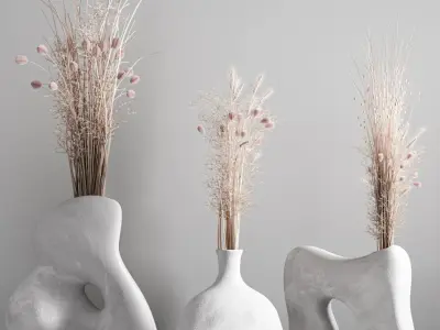   Bouquet collection 01 Low-poly 3D model