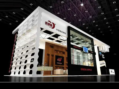 Showroom - Area - 15X6-3DMAX2009-030 3D model