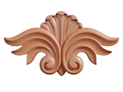 Decor molding 3D model purchase