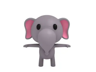 Little Elephant 3D model