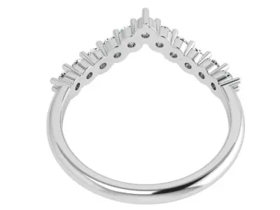 V Diamond Band 4636 3D print model