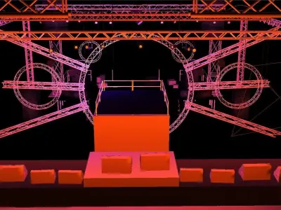 Concert Stage Music Arena 3D DESIGN ARCHITECTURAL MODEL 3D model