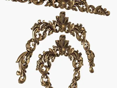 Decor for cnc 3D model