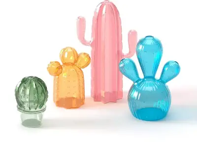 Cactus Vase 3D model