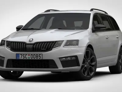 Skoda Octavia Combi RS 2017 3D model