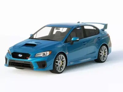Subaru WRX STI S209 2019 3D model