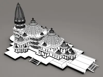 Ram Mandir   3D model