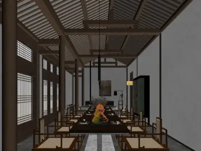 living room 3D model