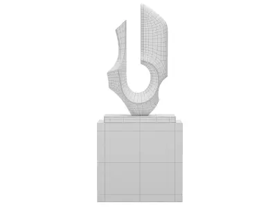 Abstract Modern Sculpture 3D model