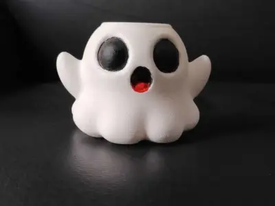 Ghost  Pot 3D print model