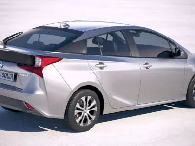 Toyota Prius 2019 3D model