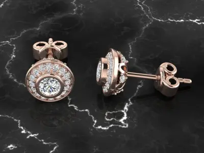 Jewelry Earring 3D print model buy