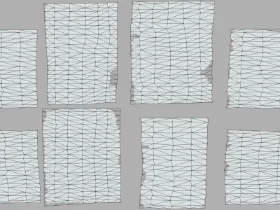 Salvage Metal Collection PBR Low-poly 3D model