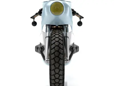 Cafe Racer R80 Motorcycle 3D model